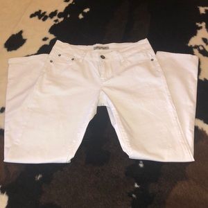 White skinny jeans size 13